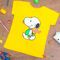 Dog 8-9 Year yellow T shirt
